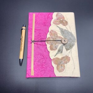 Dried Flower Lokta Paper Notebook