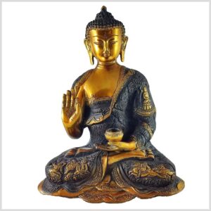 Teaching Buddha Brass Statue